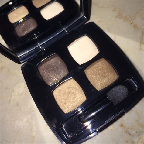 chanel beige velours eyeshadow quad|Chanel quadra shades.